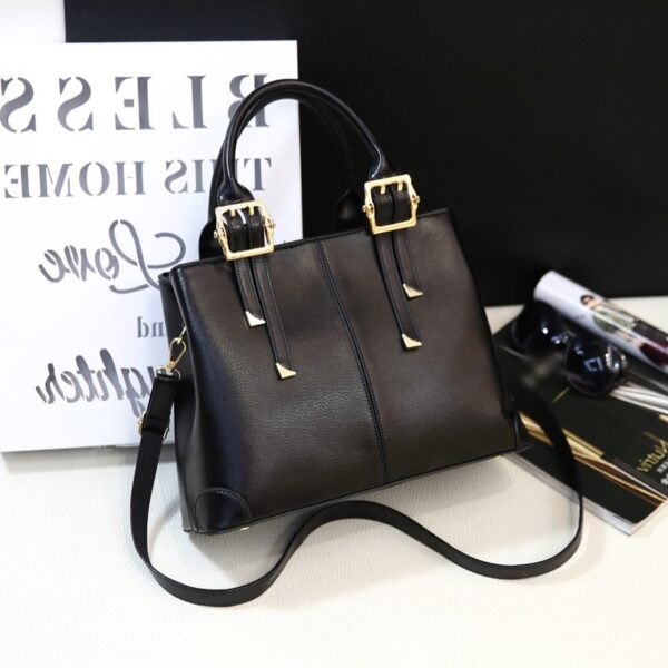 Luxury Real Leather Zipper Shoulder Hand Bag 2 265