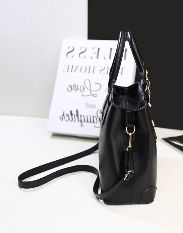 Luxury Real Leather Zipper Shoulder Hand Bag 4 265