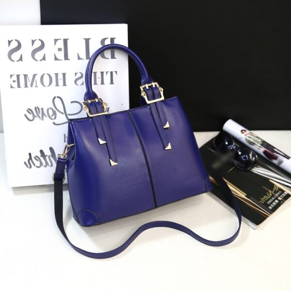 Luxury Real Leather Zipper Shoulder Hand Bag 5 265