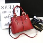 Luxury Real Leather Zipper Shoulder Hand Bag