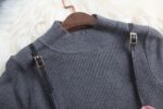 Cozy Powder Pink Two-Piece Fisherman Neck Set
