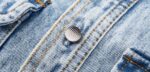 Ice Blue Cropped Wide-Waist Denim Jacket