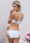 Seductive White Side-Tie Monokini