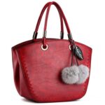 Sophisticated Genuine Leather Shoulder Bag