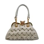 Diamond Butterfly Genuine Leather Handbag