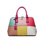 Elegant Colorful Vegan Leather Shoulder Hand Bag