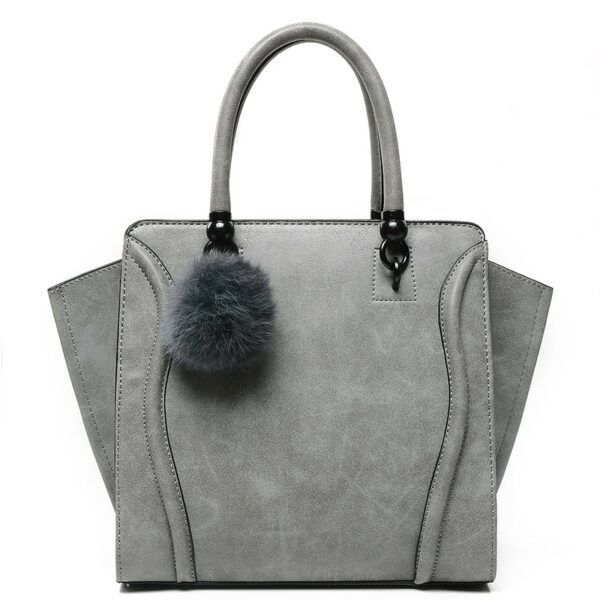 Elegant Plush Nubuck Shoulder & Hand Bag 6 155