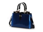 Elegant Patent Leather Chain Strap Shoulder Bag
