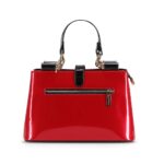 Elegant Patent Leather Chain Strap Shoulder Bag