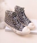 High-Top Punk Lace-Up Sneakers