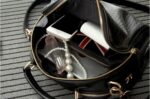 Double Zipper Tassel Vegan Leather Bag