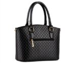 Luxury Embossed Genuine Leather Shoulder Tote Bag