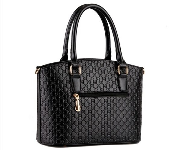 Luxury Embossed Genuine Leather Shoulder Tote Bag 7 464