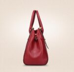Crocodile Embossed Genuine Leather Shoulder Bag