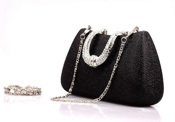 Rhinestone Sparkle Evening Clutch Bag 2 556