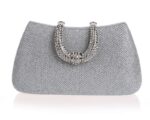 Rhinestone Sparkle Evening Clutch Bag
