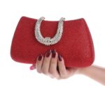Rhinestone Sparkle Evening Clutch Bag