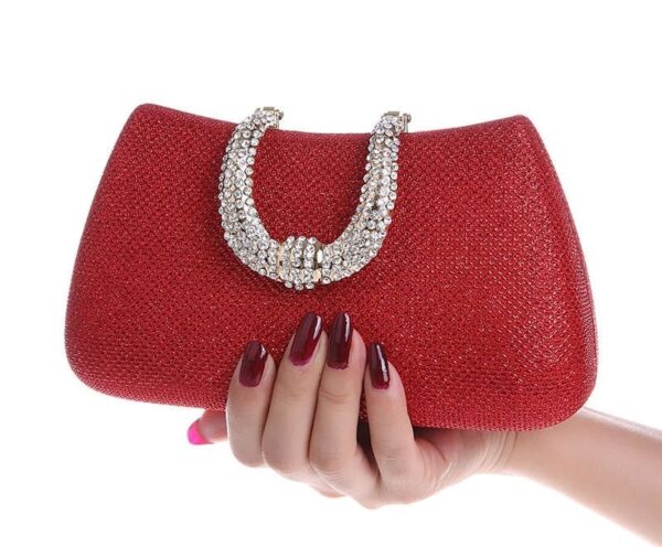 Rhinestone Sparkle Evening Clutch Bag 3 556