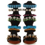 Bohemian Seashell Beaded Stiletto High Heels