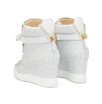 Luxury Crocodile Pattern Genuine Leather Sneakers