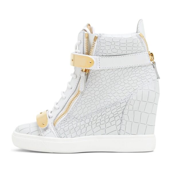 Luxury Crocodile Pattern Genuine Leather Sneakers 5 629