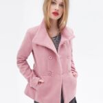 Slim Fit Wool Crossover Jacket