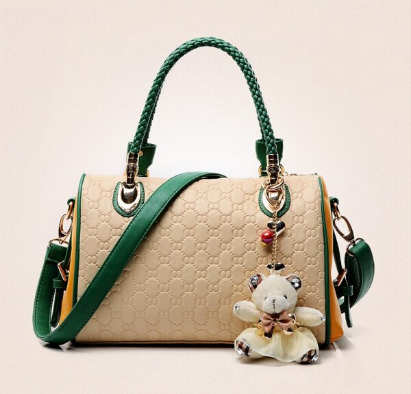 Embossed Leather Braided Bag – Soft & Plush 4 765