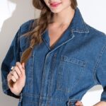 Relaxed Fit Denim Jumpsuit
