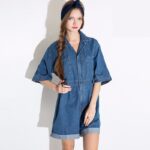 Relaxed Fit Denim Jumpsuit