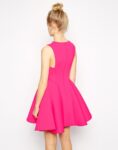 Breezy Pleated Pink Mini Dress