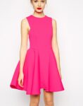 Breezy Pleated Pink Mini Dress