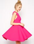 Breezy Pleated Pink Mini Dress