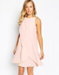 Elegant Bow Back Chiffon Dress