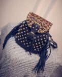 Rebellious Studded Fringe Mini Backpack