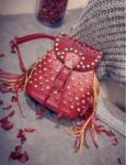 Rebellious Studded Fringe Mini Backpack