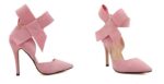 Romantic Bow Suede Stiletto