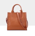 Soft Luxe Genuine Soft Leather Tote Bag - Versatile Colors