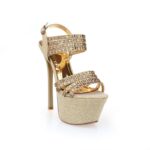 Sparkling Glitter 15 cm Stiletto Platform Shoes