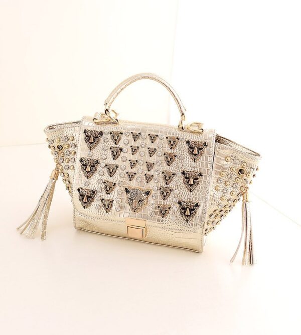 Luxury Crocodile Embossed Trapeze Bag 2 39
