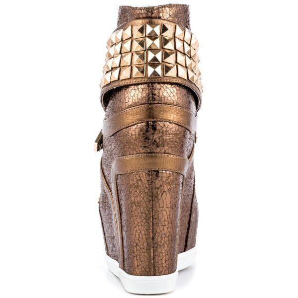 Bronze Platform Ankle Boots 4 63