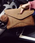 Pom-Pom Detailed Envelope Clutch Bag