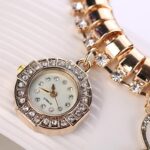 Artificial Diamond Elegant Bracelet Watch