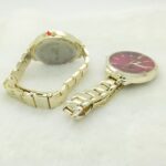 Elegant Gold-Tone Analog Watch