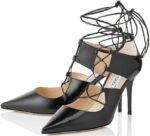 Glossy Patent Thin Strap Stiletto Heels