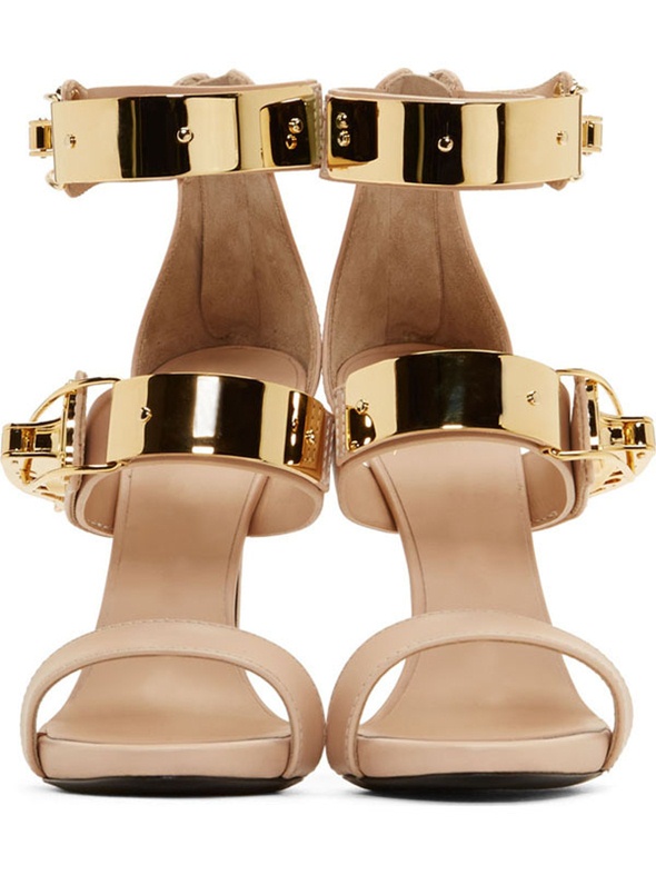 Elegant Metal Buckle High Heel Sandals 4 682