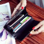 Premium Genuine Leather Studded Slim Wallet