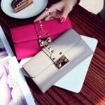 Premium Genuine Leather Studded Slim Wallet