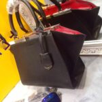 Elegant Genuine Leather Trapeze Shoulder Bag