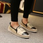 Classic Damask Vegan Leather Espadrille Flats