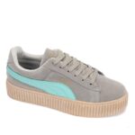 Stylish Chunky Platform Nubuck Lace-Up Sneakers